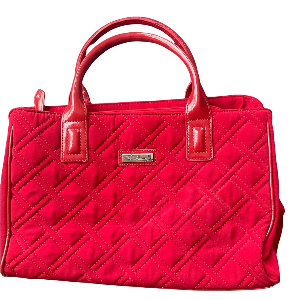 Vera Bradley red quilted purse